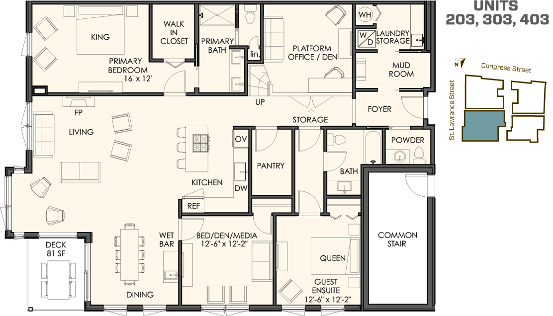 Four Different Floor Plans