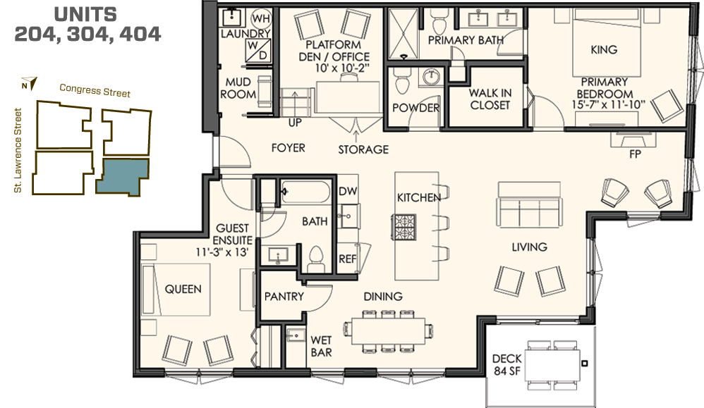 Four Different Floor Plans