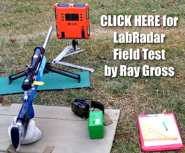 Bart Sauter Ray Gross LabRadar Benchrest Review Chronograph Bench tripod