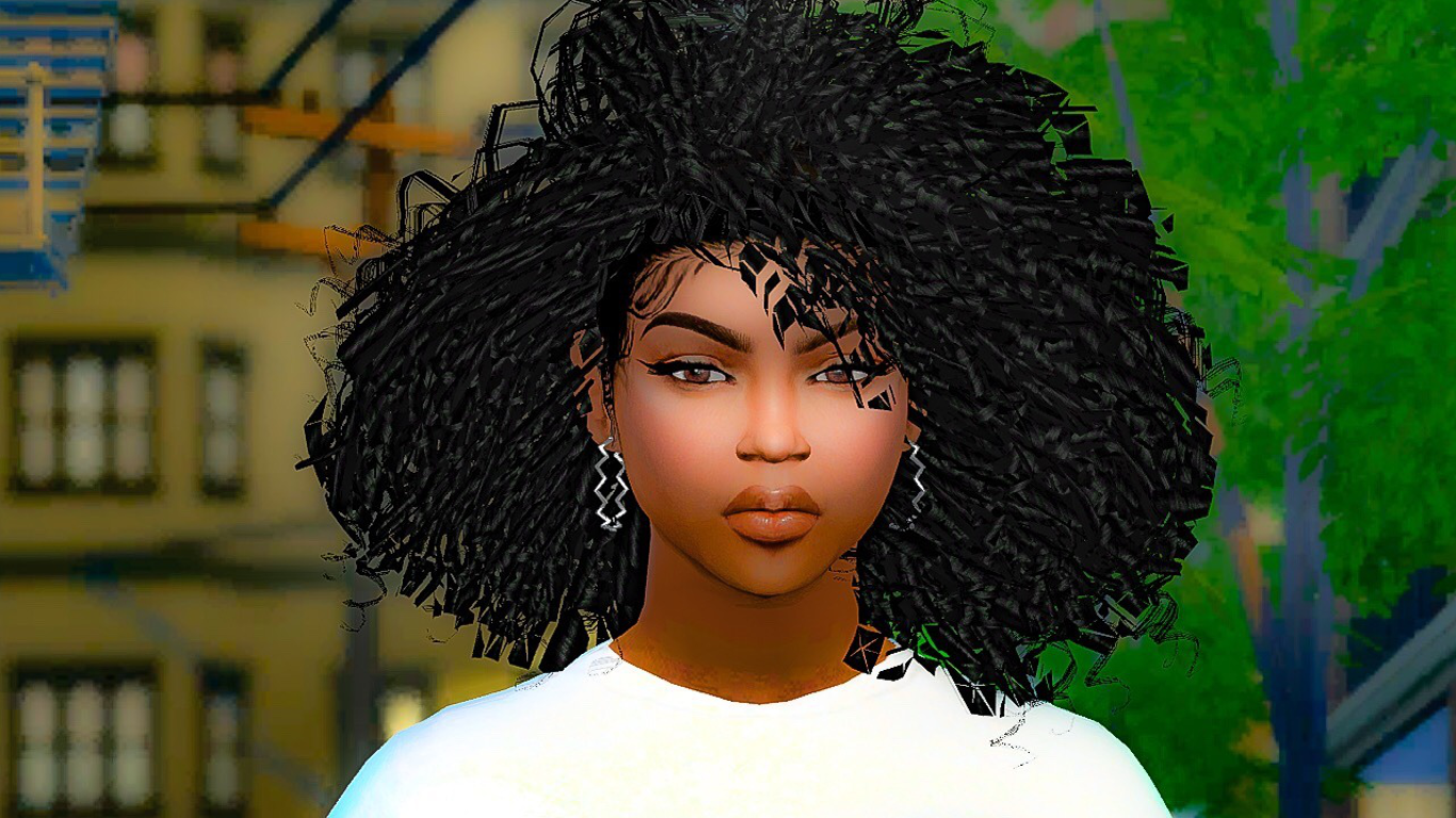 Sims 2 Cc Hair Afro - 2024 HairStyles Ideas image.