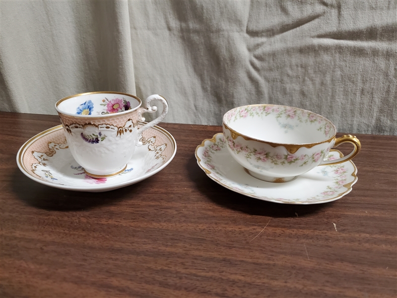 14 SETS FINE CHINA TEA CUPS & SAUCERS