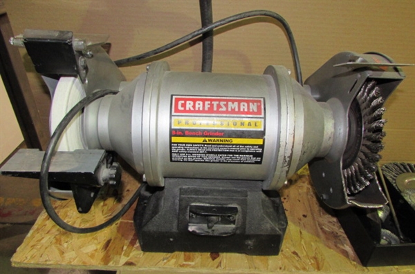 CRAFTSMAN PROFESSIONAL 8 BENCH GRINDER
