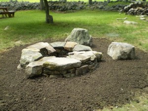 Outdoor Stone Fire Pit