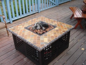 Homemade Fire Pit Table