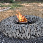 Homemade Stone Fire Pit