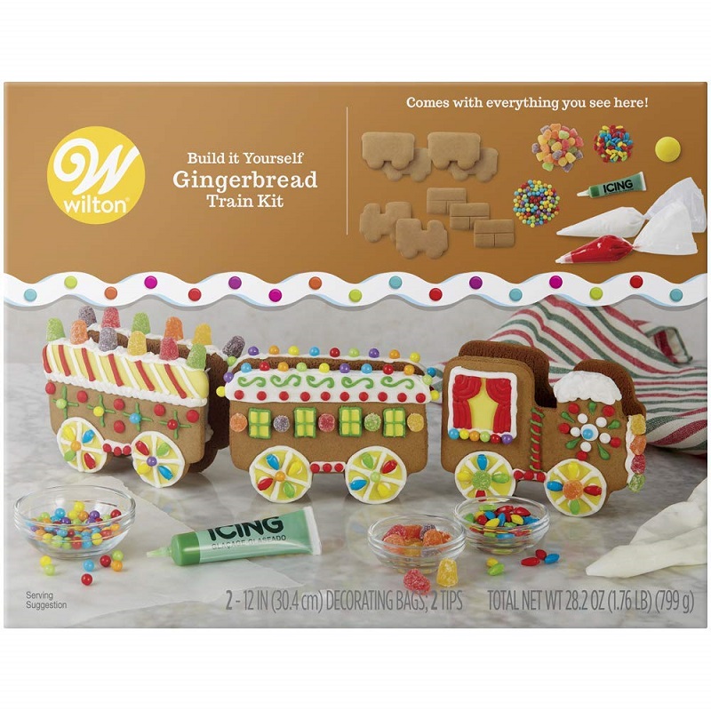 gingerbread train kits.