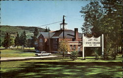 Library, Fort Kent State College Postcard