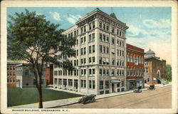 Banner Building Greensboro, NC Postcard Postcard