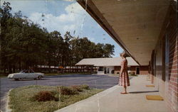 The Oaks Motel Greensboro, NC Postcard Postcard