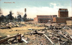 View of industrial buildings Postcard