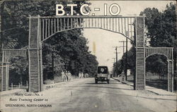 Basic Training Center - Main Gate Greensboro, NC Postcard Postcard