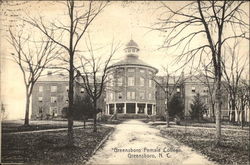 Greensboro Female College North Carolina Postcard Postcard