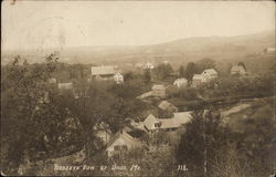 Bird's Eye View of Union, Maine Postcard