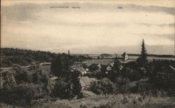 Bird's Eye View of Machiasport Postcard