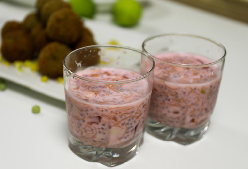 Chocolate falooda