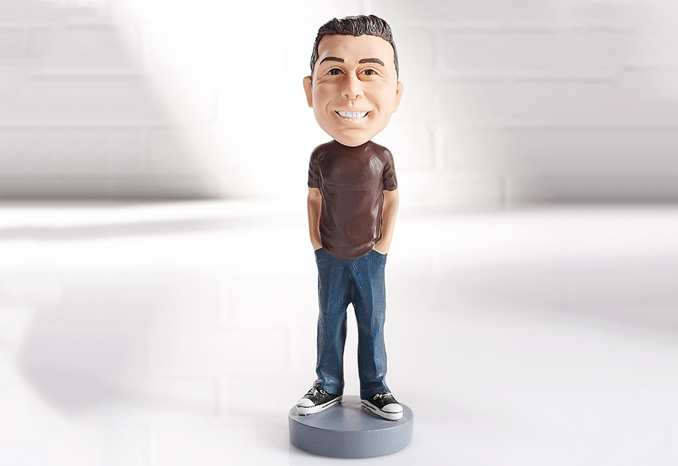 His Custom Bobble Head