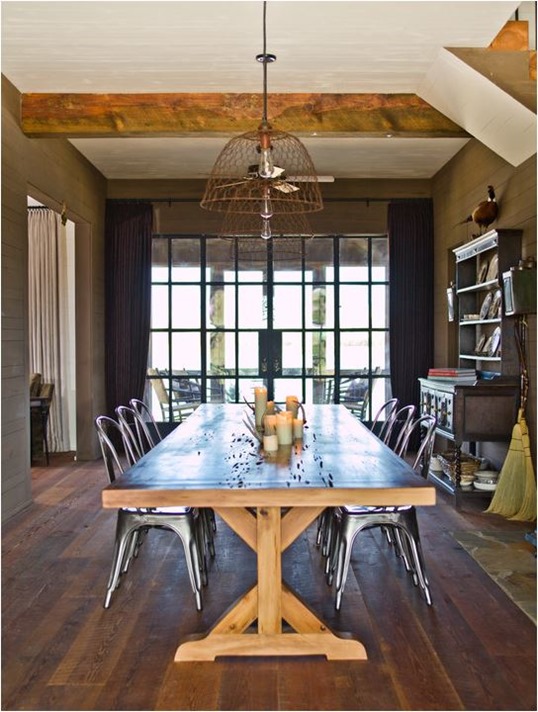 modern farmhouse dining