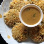 Healthy vegetable broken wheat idli or dalia idli or samba godhumai idli recipe 