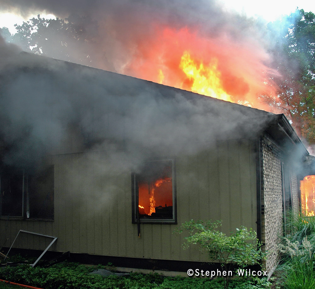 Lisle-Woodridge FPD house fire on Red Oak 7/1/11