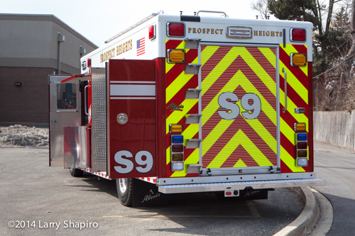 new fire truck for Prospect Heights FD in IL