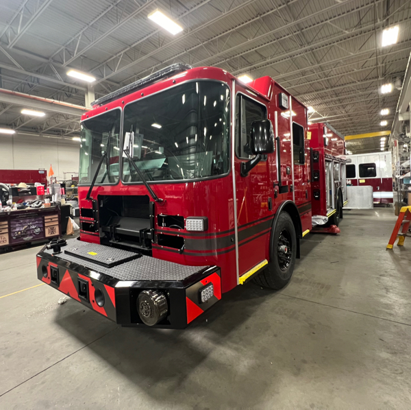 #chicagoareafire.com; #larryshapiro; #larryshapiro.tumblr.com; #shapirophotography.net; #FireTruck; #HME; #factory; #beingbuilt; #InvernessFPD;