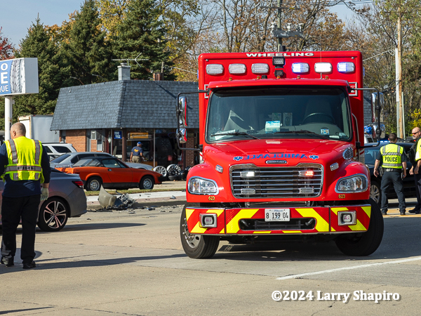 #chicagoareafire.com; #larryshapiro.tumblr.com; #larryshapiro; #larryshapiroblog.com; #shapirophotography.net; #crash; #MVA; #WheelingFD; @ambulance;