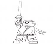 Coloriage lego star wars battle droid dessin