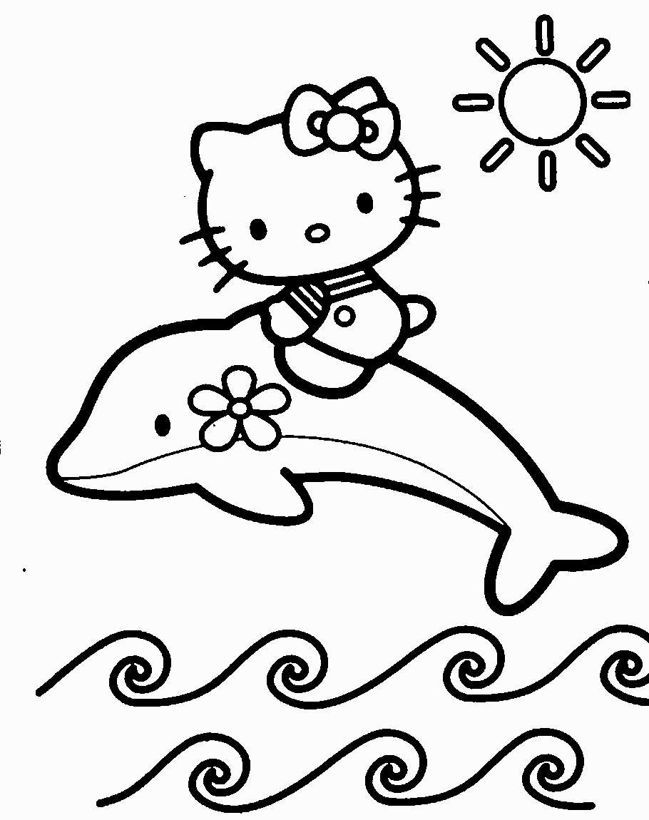 Hello Kitty Coloring Pages For Kids