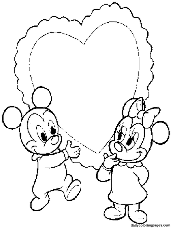 Free Printable Coloring Pages Baby Disney Characters - Coloring