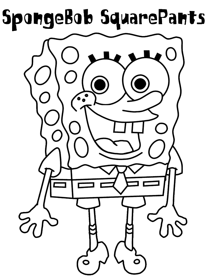 transmissionpress: Spongebob SquarePants Coloring Pages The Series