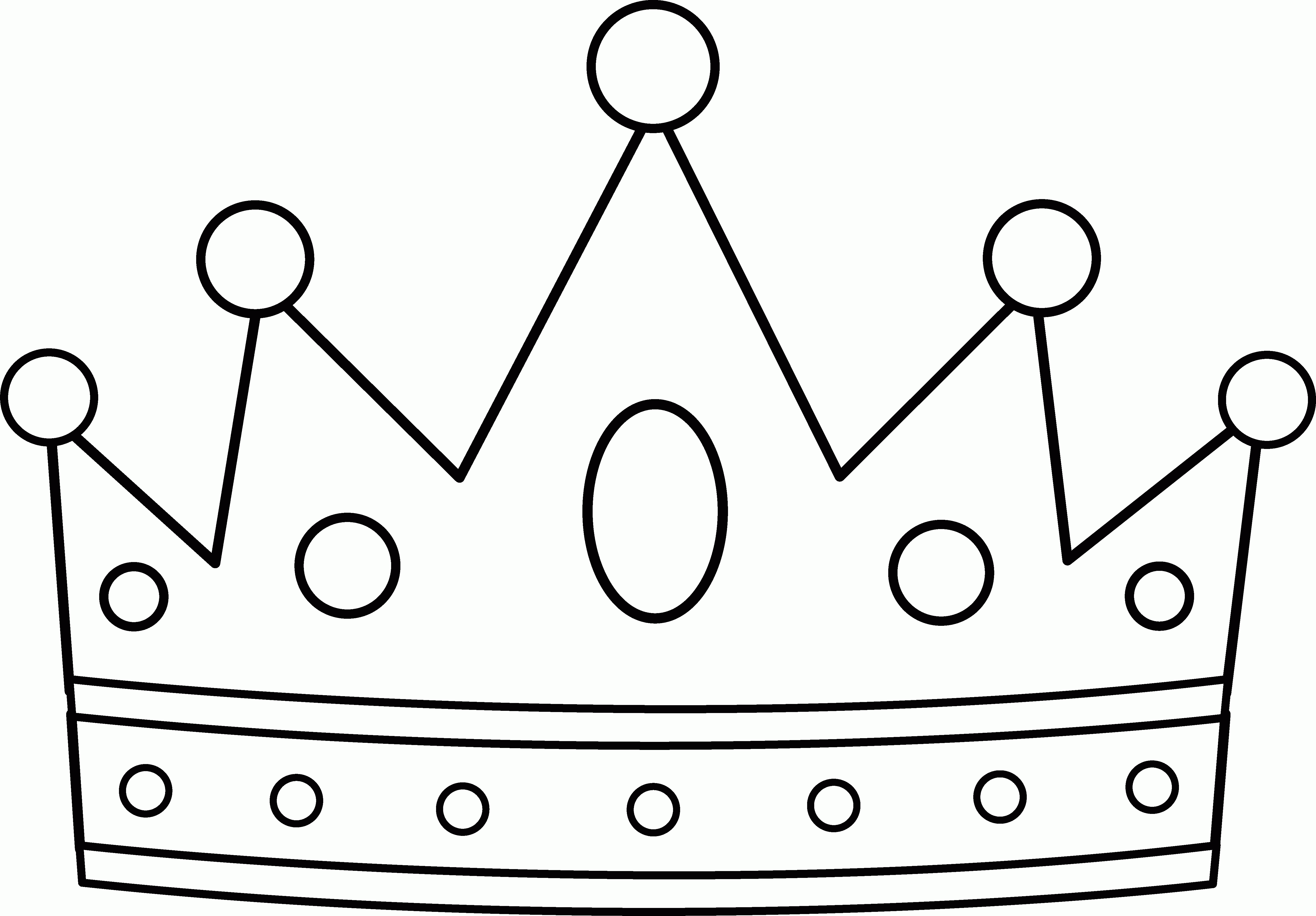 Crown Coloring Page | mugudvrlistscom