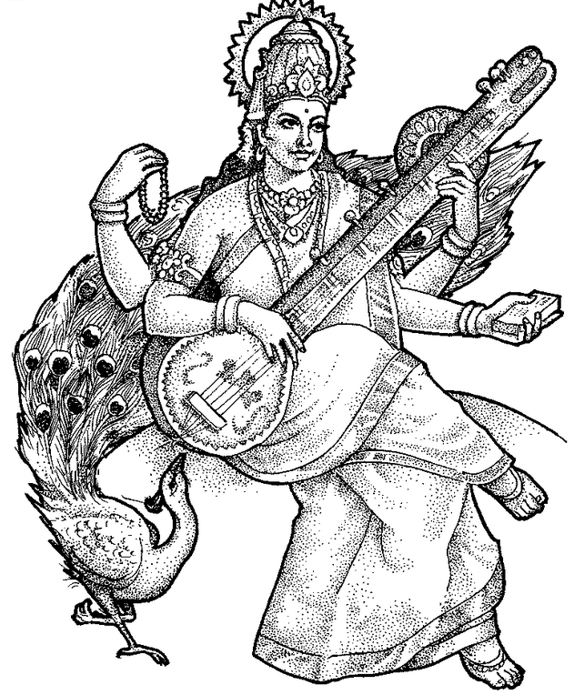 Printable krishna-coloring-page - Coloringpagebook.com