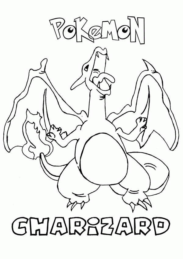 Free Printable Charizard Coloring Pages - High Quality Coloring Pages