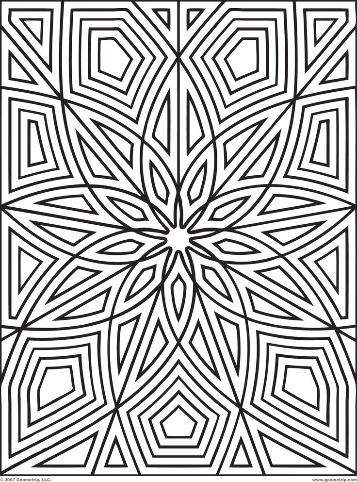 Cool Patterns To Color - Coloring Pages for Kids and for Adults