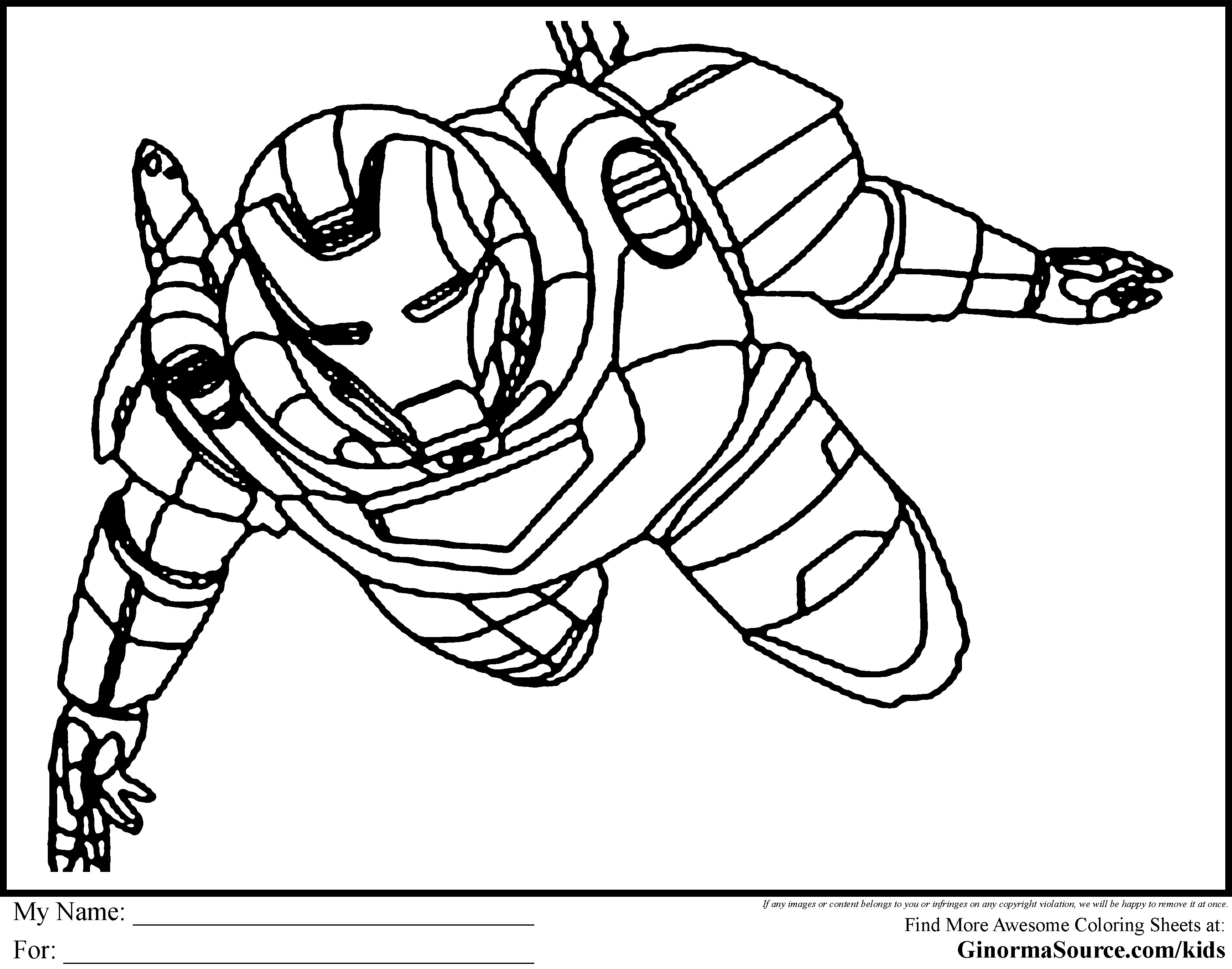 Avengers To Print - Coloring Pages for Kids and for Adults