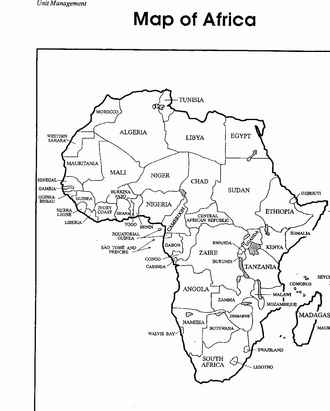 Africa - Coloring Pages for Kids and for Adults