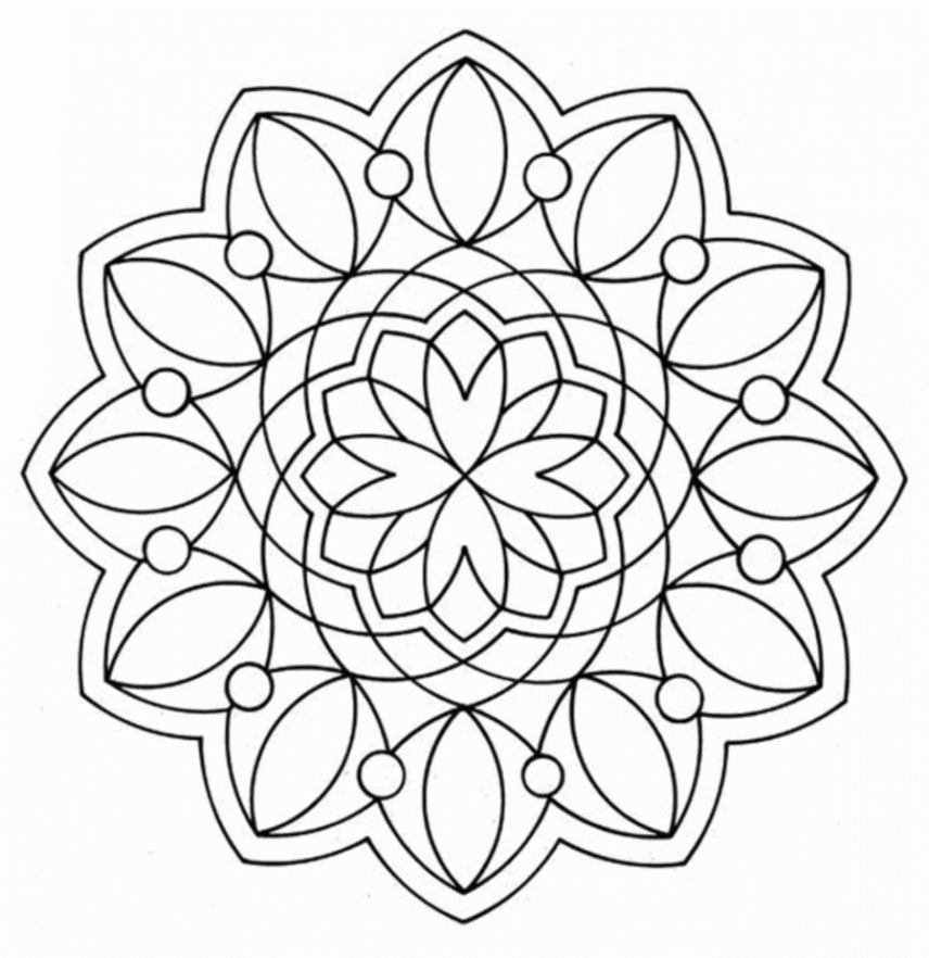 Cool Designs To Color In - Coloring Pages for Kids and for Adults