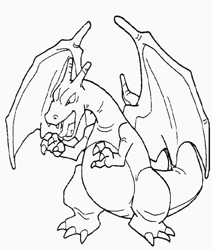 Charizard Coloring Pages Printable - Coloring Pages For All Ages