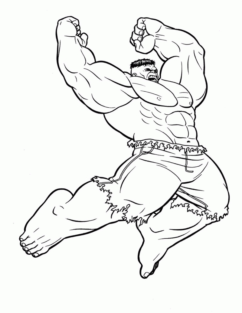 Hulk Coloring Pages