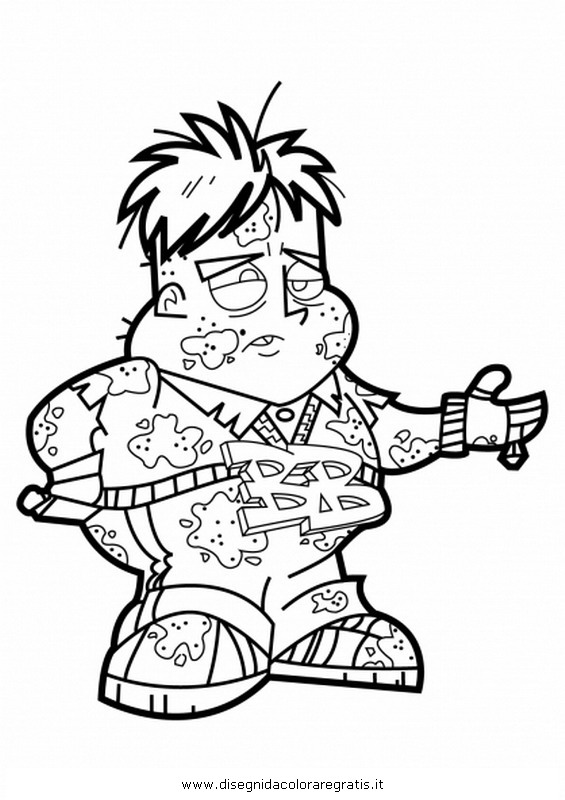 Johnny Test Coloring Page