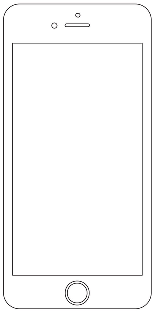 iPhone Coloring Page