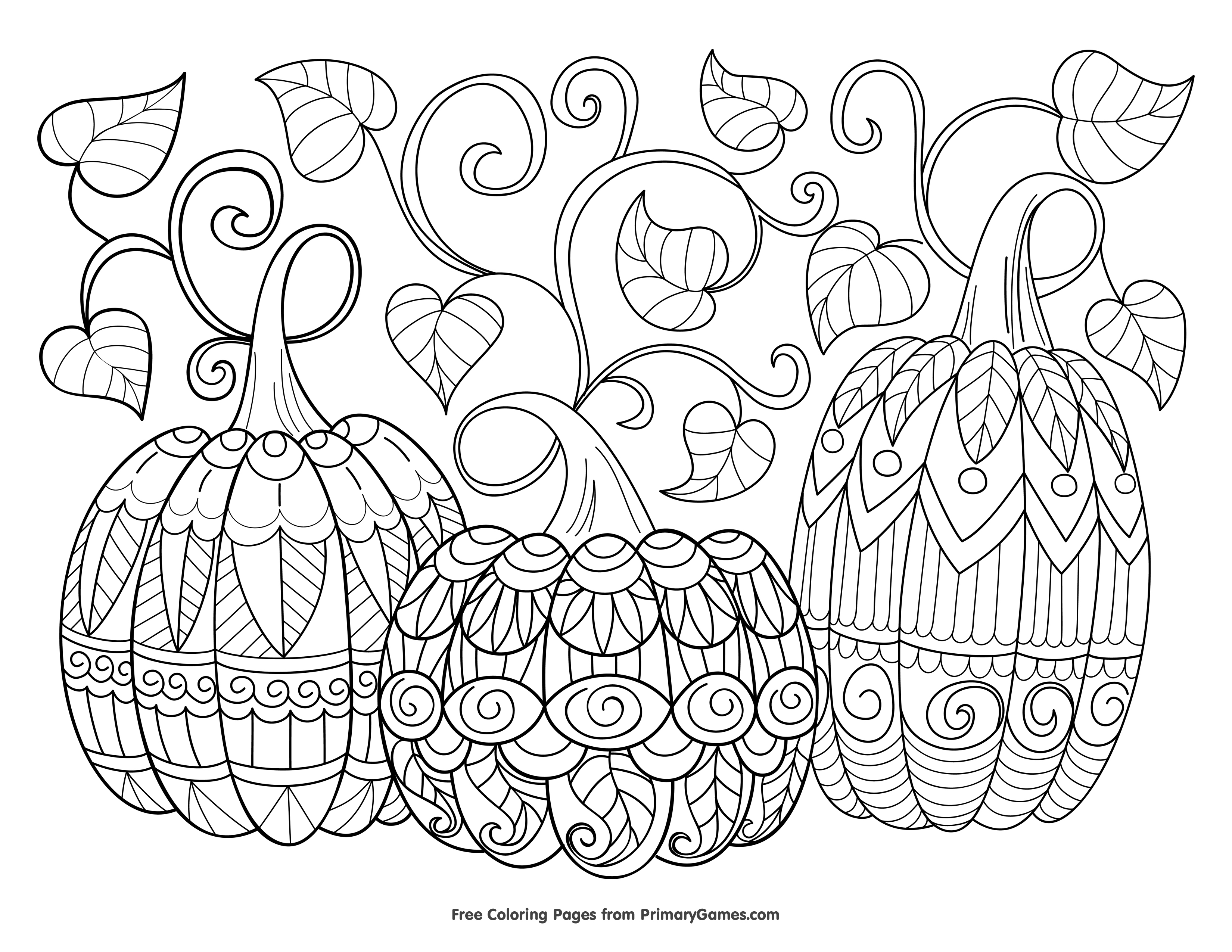 FREE Halloween Coloring Pages for Adults & Kids - Happiness is Homemade