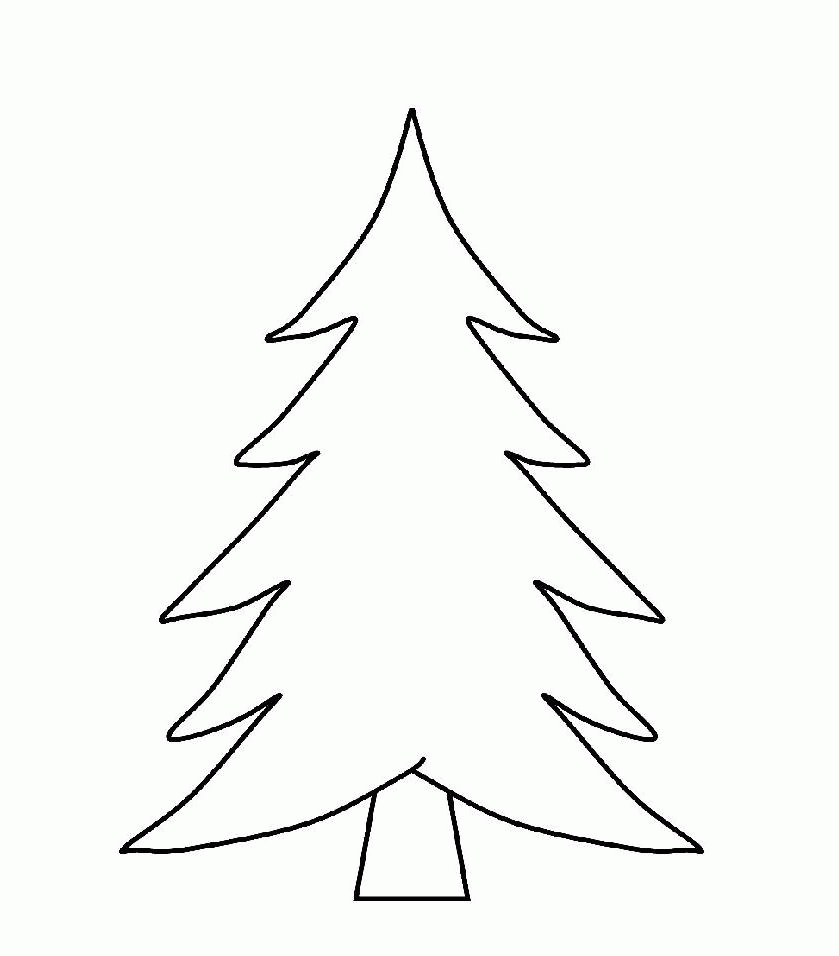 Christmas Tree Coloring Page Printables - Coloring Pages For All Ages