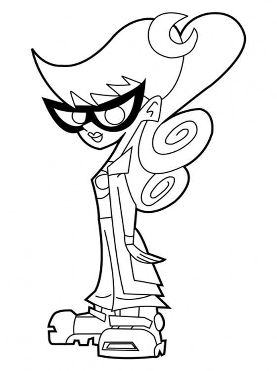 Johnny Test Coloring Page