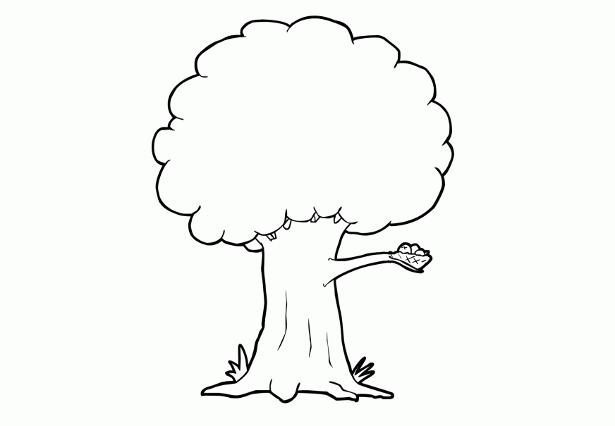 Free Printable Tree Coloring Pages For Kids