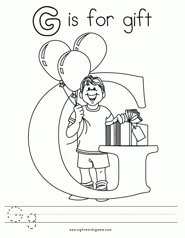 9 Pics of Letter G Words Coloring Page - Letter G Coloring Pages ...