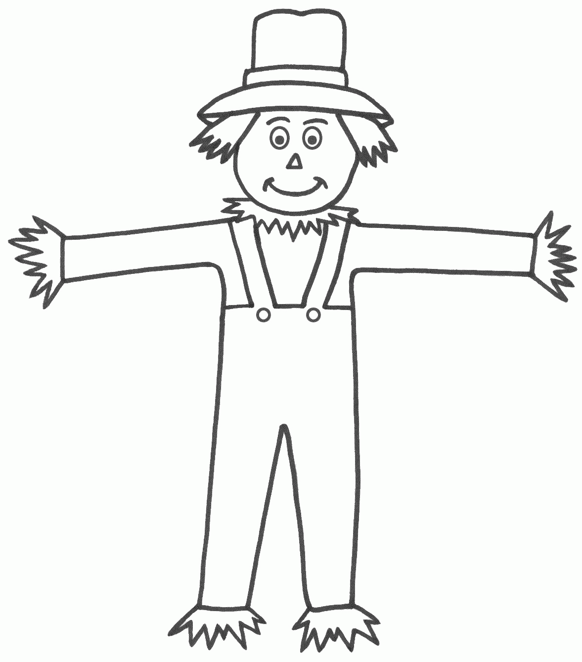 Scarecrow Coloring Pages Printable | Free Coloring Pages