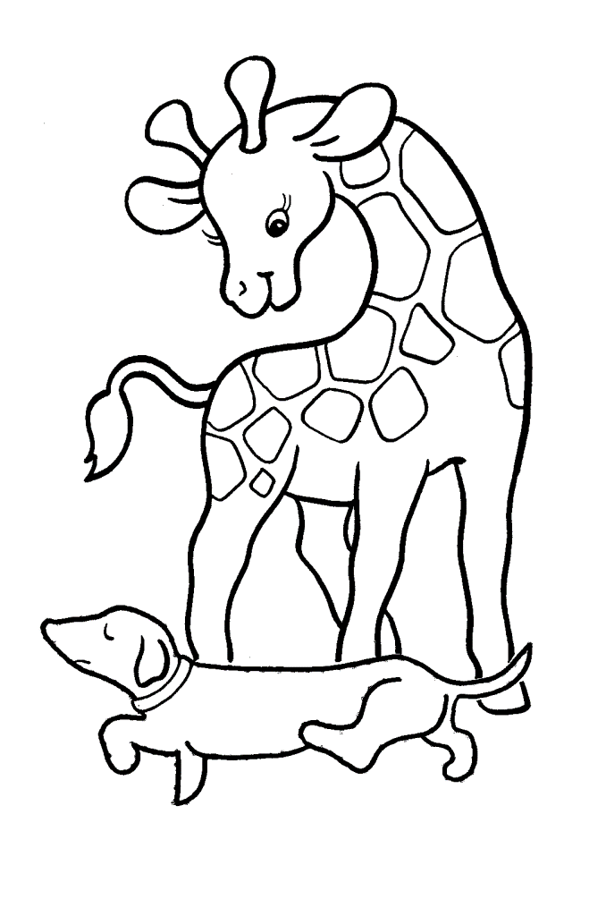 leapfrog printable baby animal coloring pages giraffe. baby farm ...