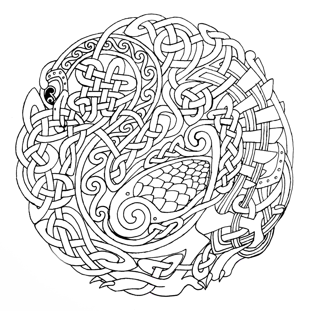 8 Best Images of Free Printable Adult Coloring Pages Celtic ...