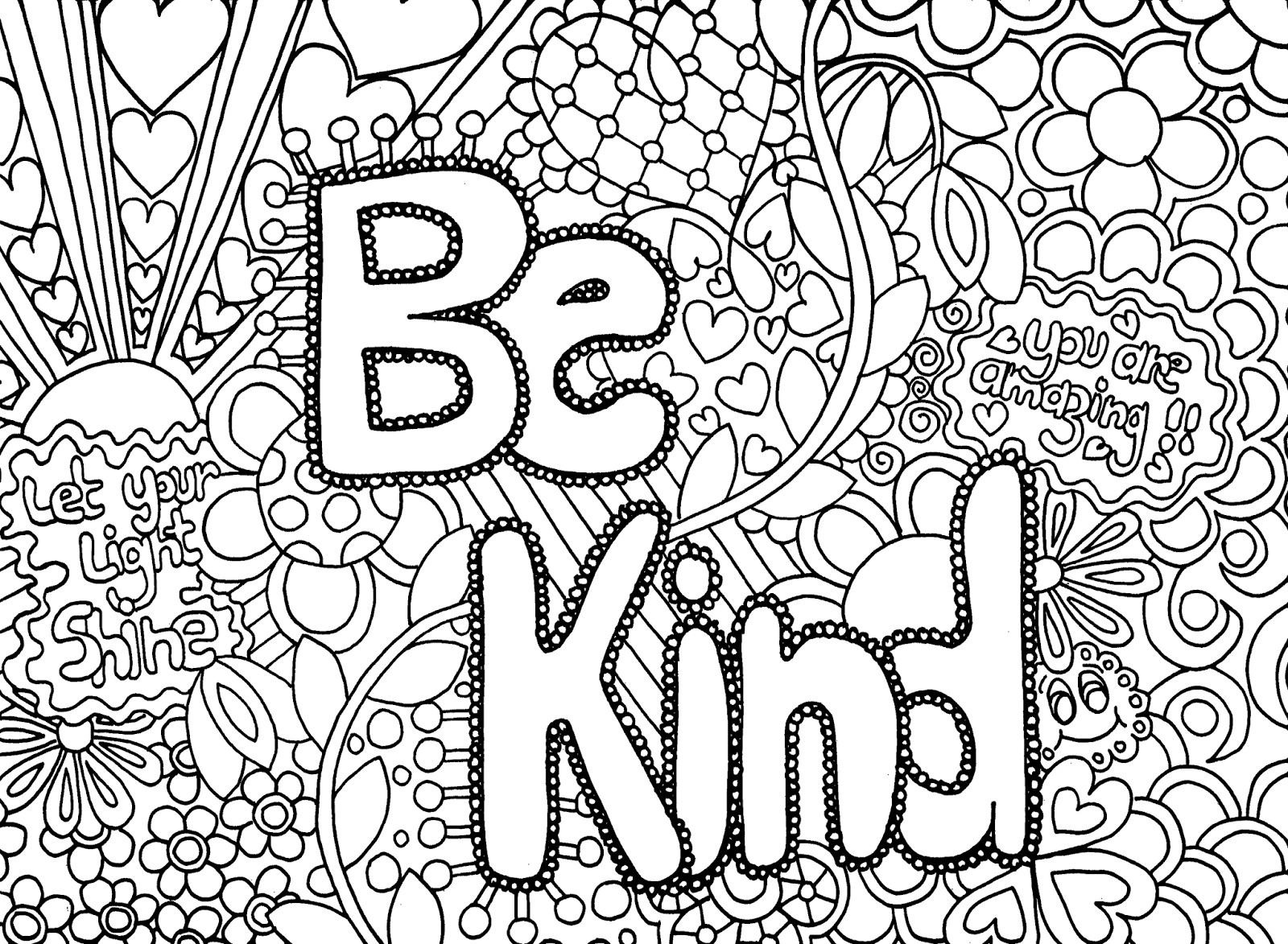 Coloring Pages For Teenagers Free Printable | lugudvrlistscom